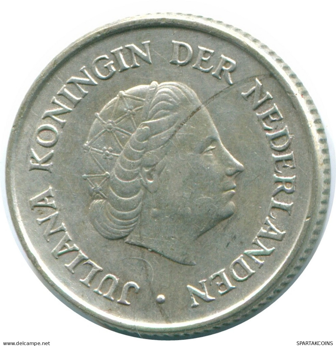 1/4 GULDEN 1970 ANTILLAS NEERLANDESAS PLATA Colonial Moneda #NL11660.4.E.A - Antilles Néerlandaises