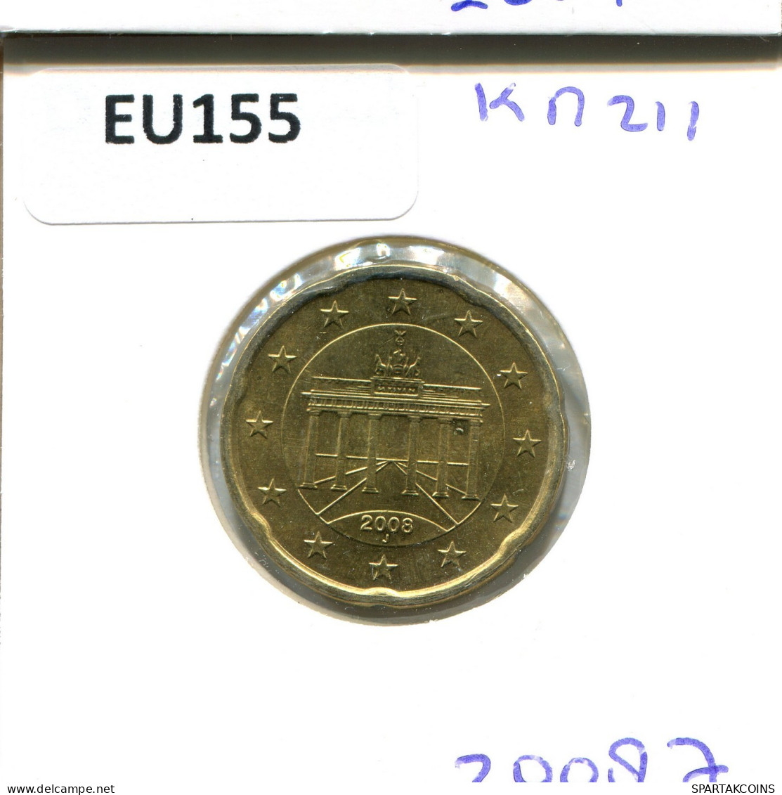 20 EURO CENTS 2008 ALLEMAGNE Pièce GERMANY #EU155.F.A - Germania