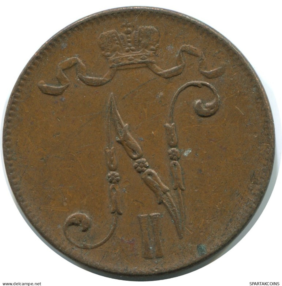 5 PENNIA 1916 FINLANDIA FINLAND Moneda RUSIA RUSSIA EMPIRE #AB188.5.E.A - Finnland