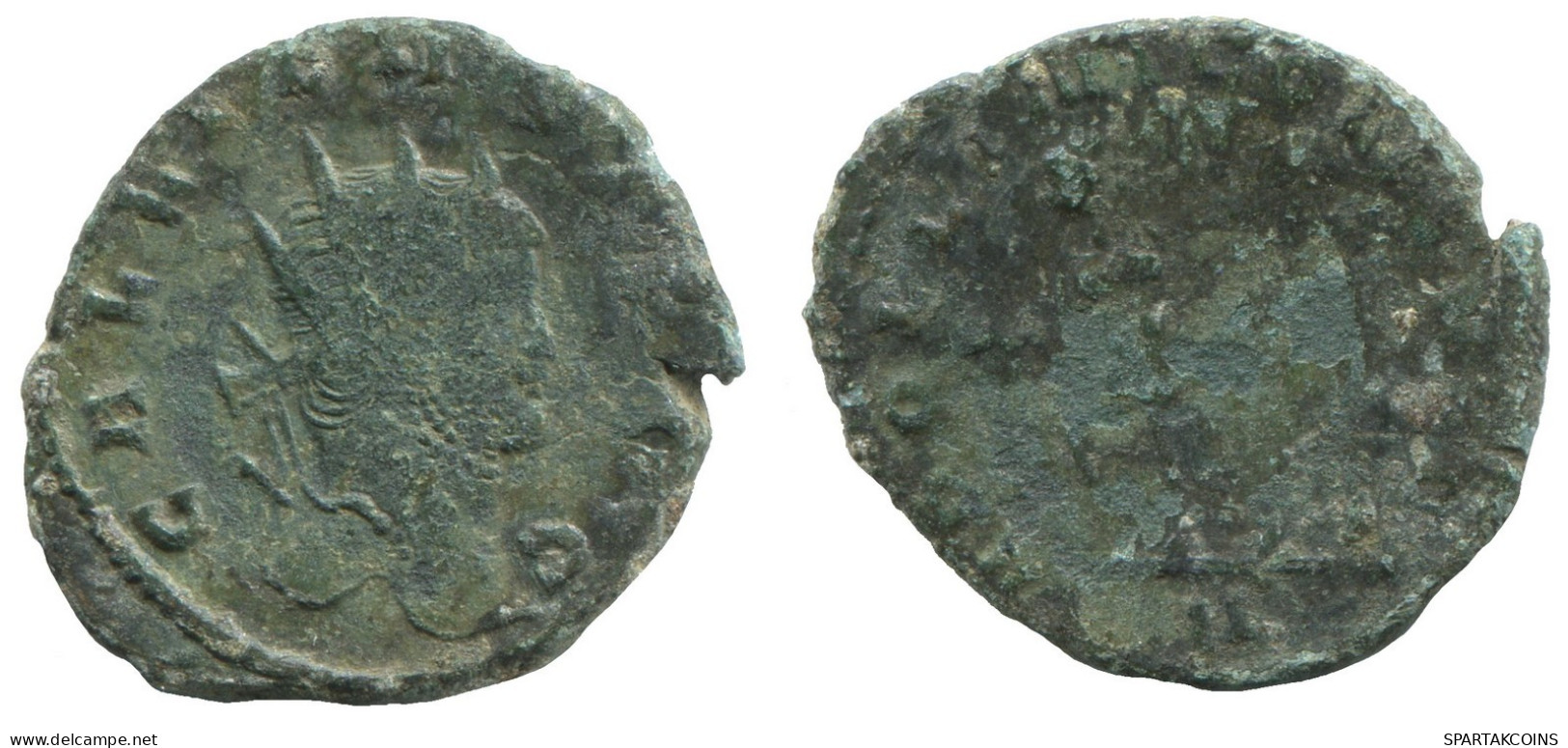 CLAUDIUS II GOTHICUS ROMAN IMPERIO Moneda 3.3g/23mm #SAV1061.9.E.A - Der Soldatenkaiser (die Militärkrise) (235 / 284)
