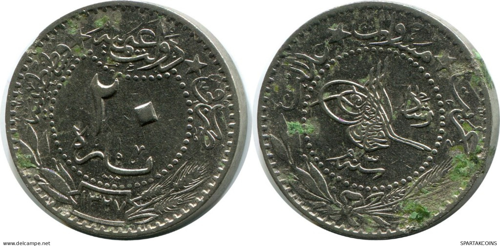 20 PARA 1911 OTTOMAN EMPIRE Islamic Coin #AK310.U.A - Türkei