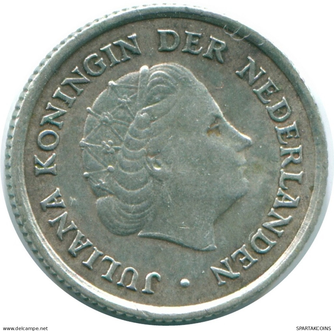 1/10 GULDEN 1963 NETHERLANDS ANTILLES SILVER Colonial Coin #NL12487.3.U.A - Antilles Néerlandaises