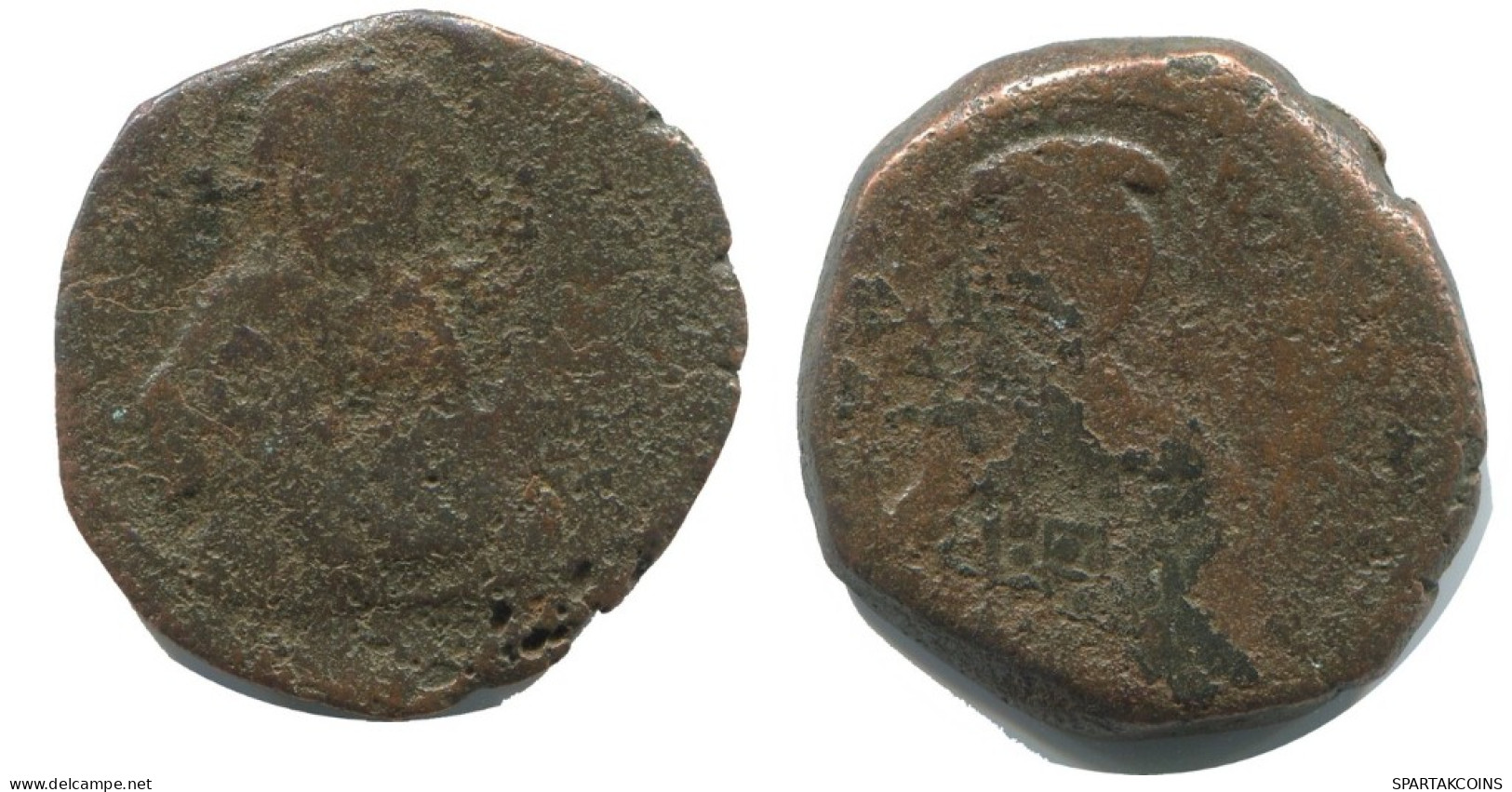 ROMANOS IV DIOGENES ANONYMOUS FOLLIS BYZANTINE Coin 4.9g/20mm #AB392.9.U.A - Byzantine