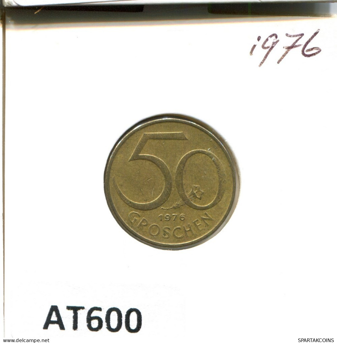 50 GROSCHEN 1976 AUSTRIA Coin #AT600.U.A - Austria