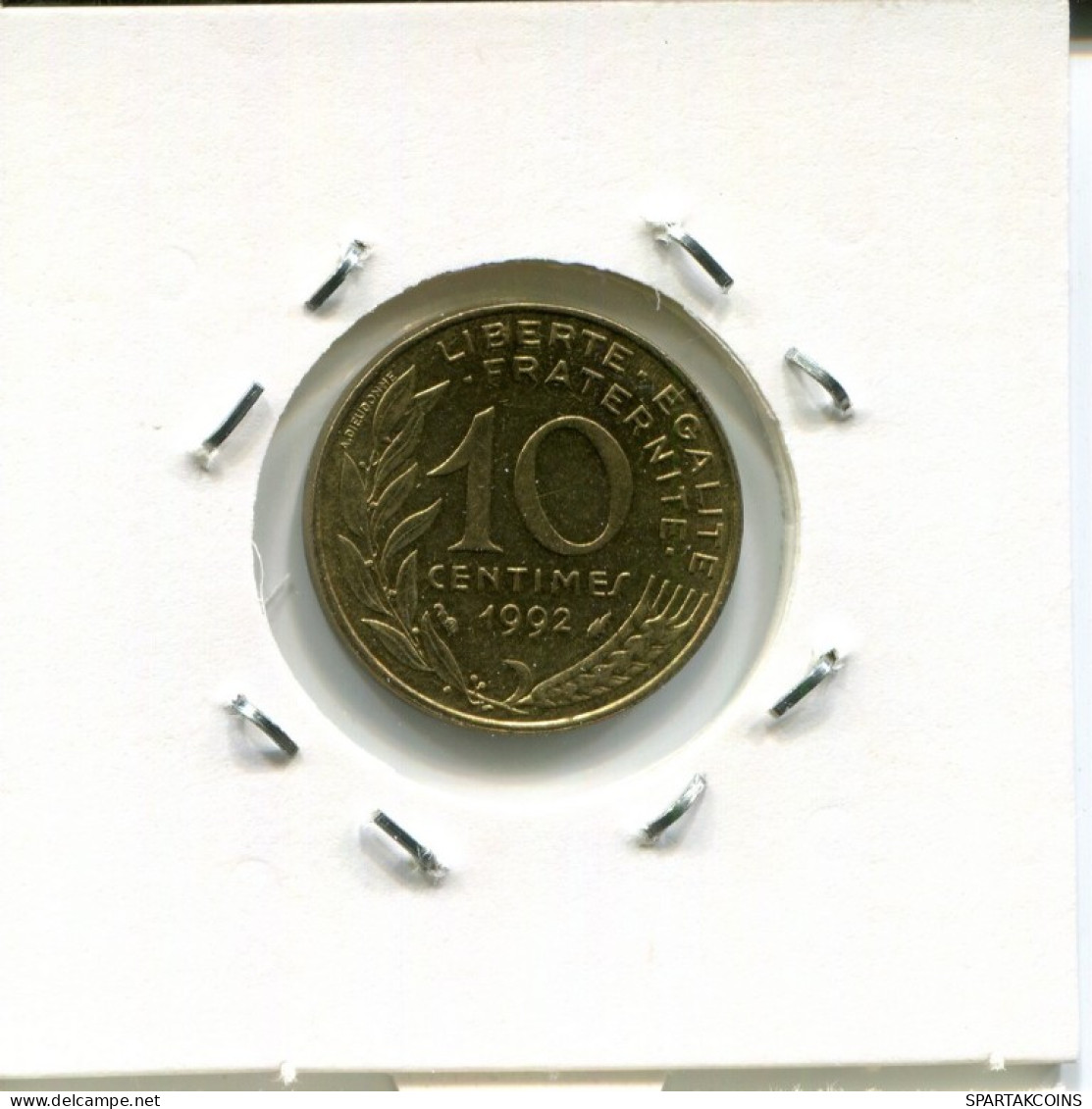 10 CENTIMES 1992 FRANCIA FRANCE Moneda #AN864.E.A - 10 Centimes