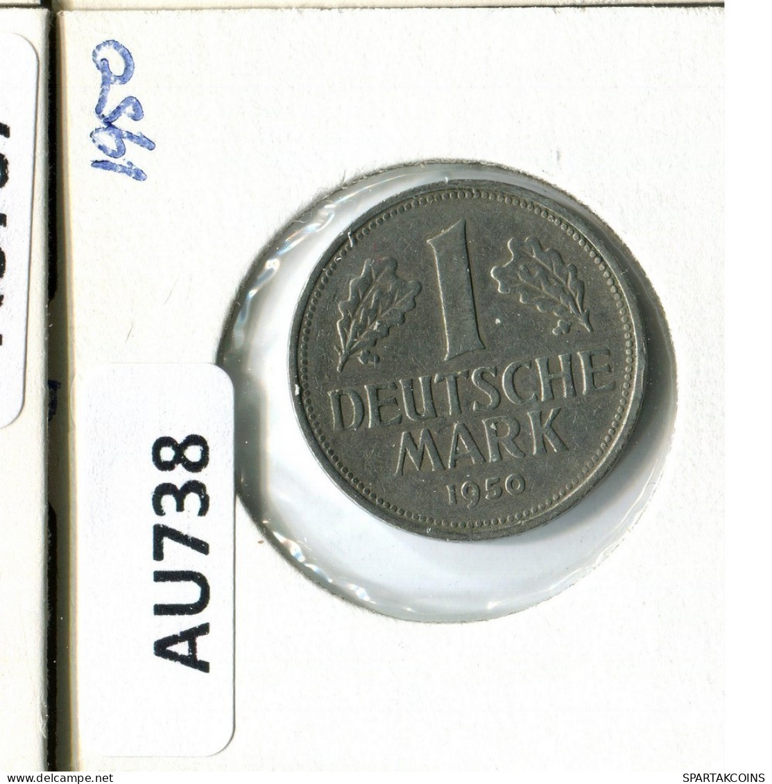 1 DM 1950 G BRD ALEMANIA Moneda GERMANY #AU738.E.A - 1 Mark