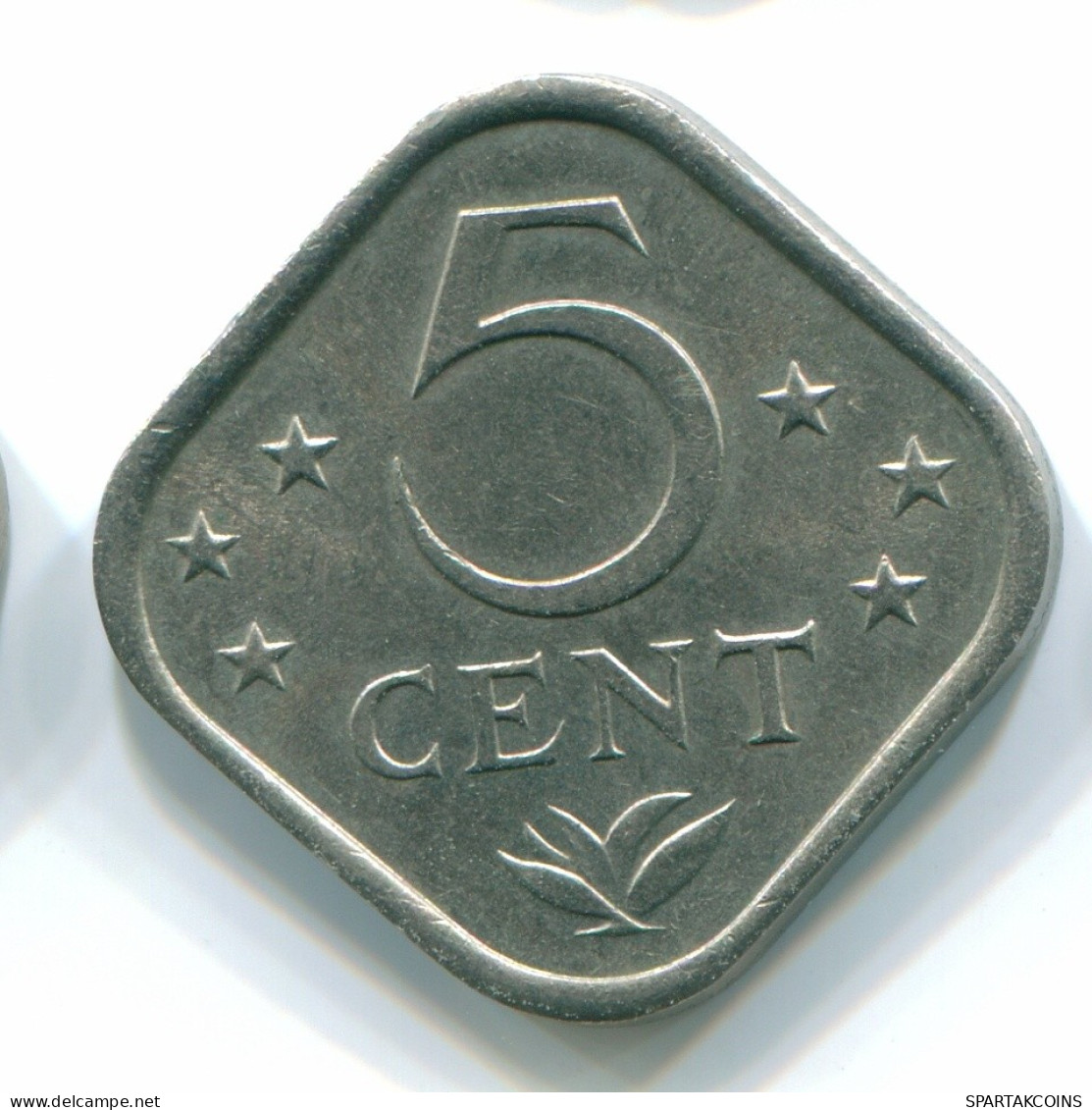 5 CENTS 1971 NETHERLANDS ANTILLES Nickel Colonial Coin #S12206.U.A - Netherlands Antilles