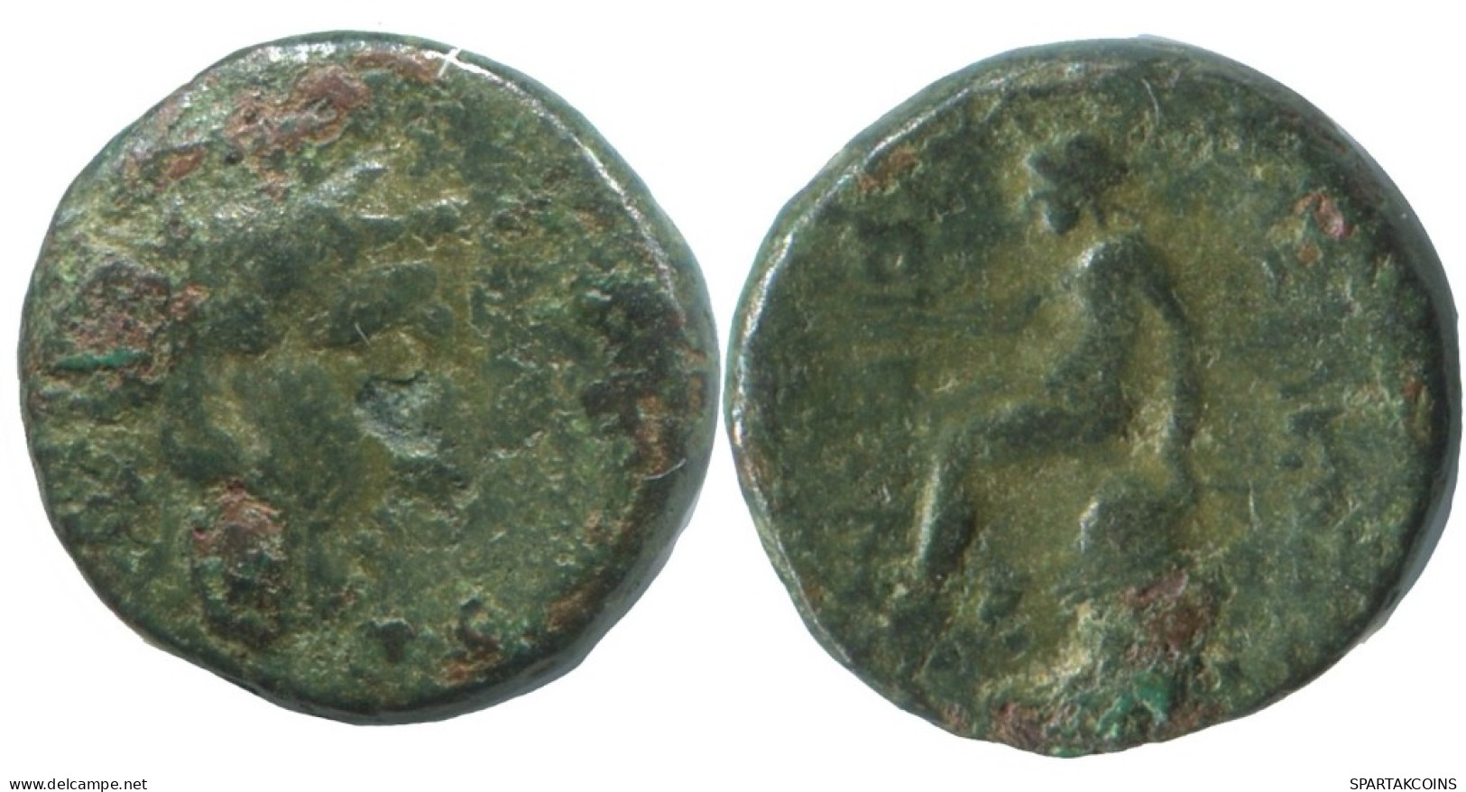 GENUINE ANTIKE GRIECHISCHE Münze 1.5g/15mm #AG182.12.D.A - Griechische Münzen