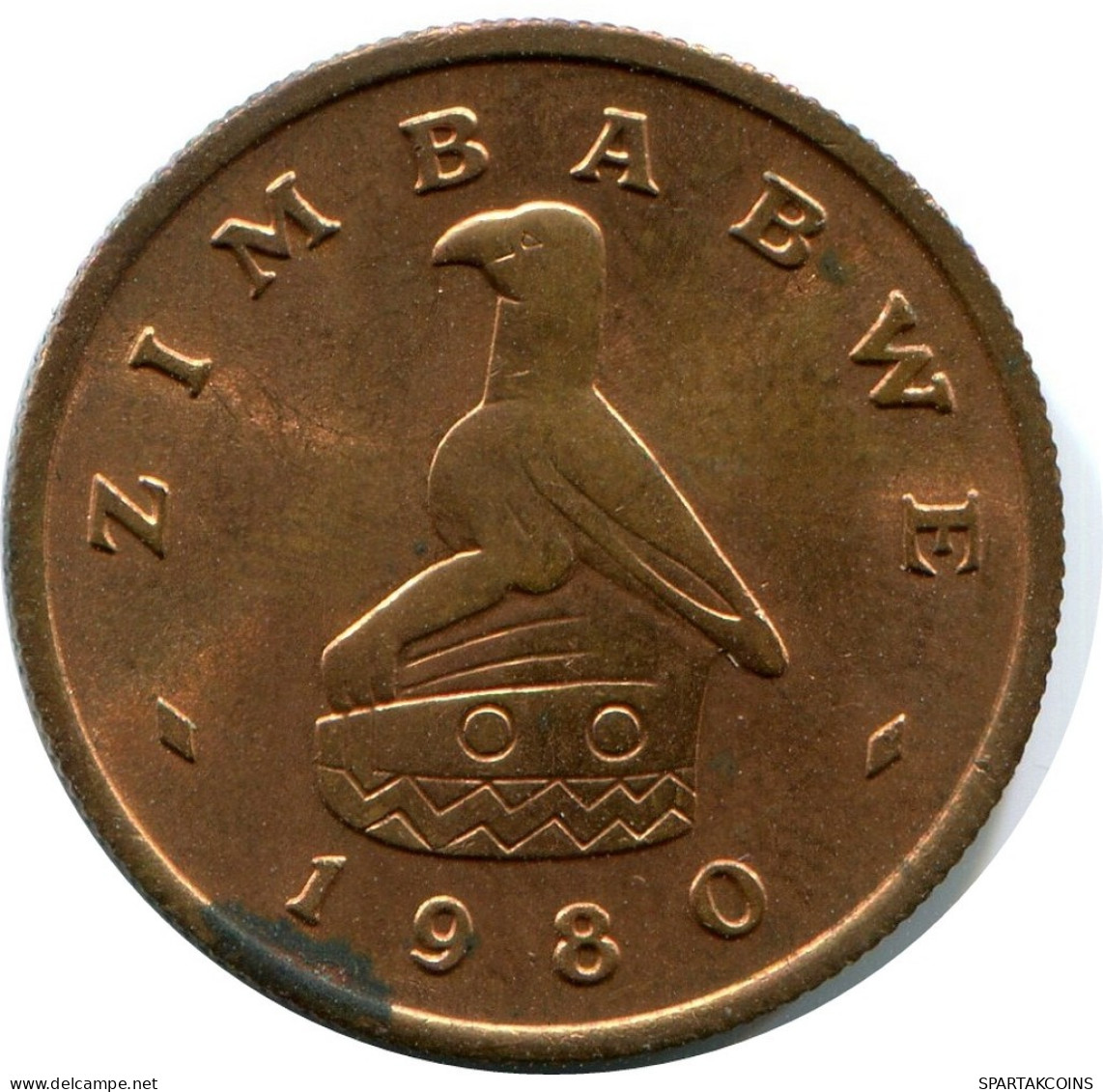 1 CENT 1980 ZIMBABWE Coin #AZ086.U.A - Simbabwe