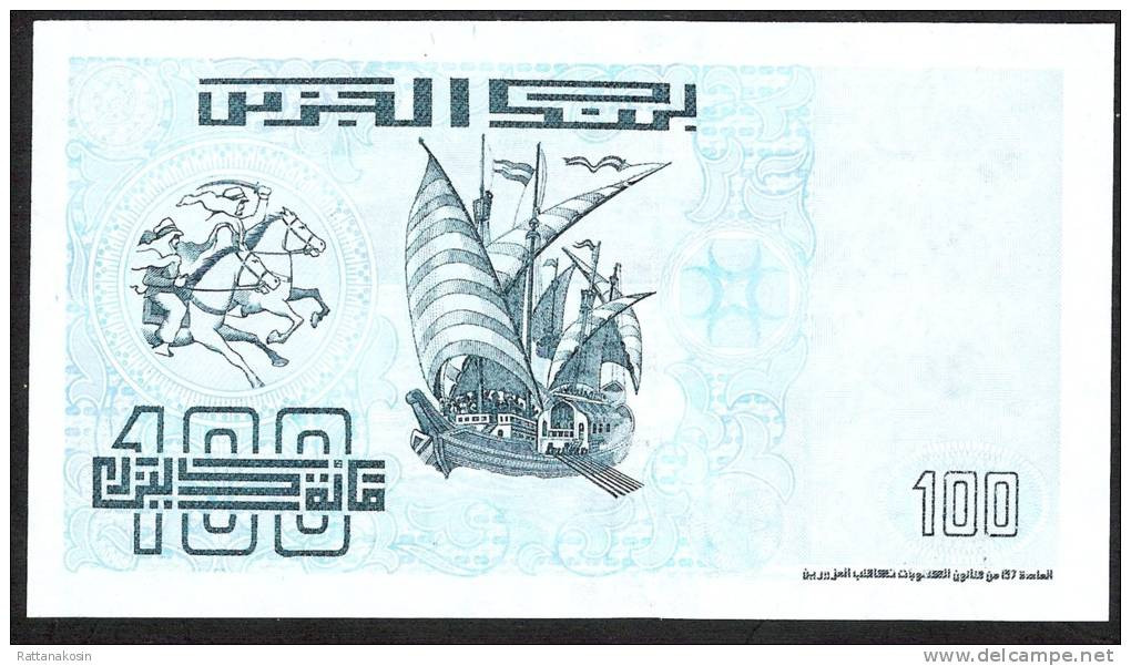 ALGERIA  P137a   100 DINARS  1992 Signature 1      UNC. - Algerije