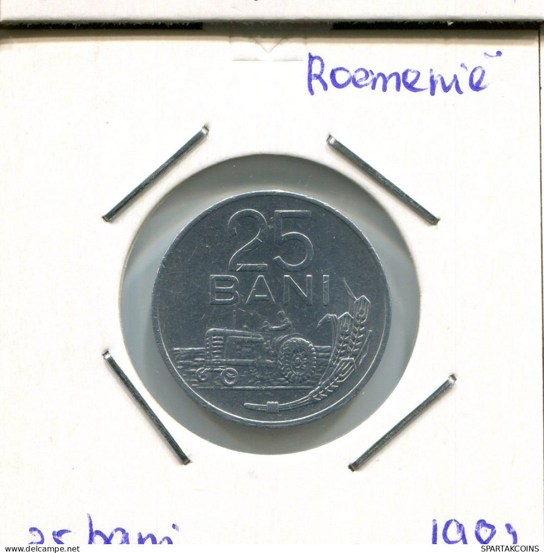 25 BANI 1982 RUMÄNIEN ROMANIA Münze #AP655.2.D.A - Roumanie