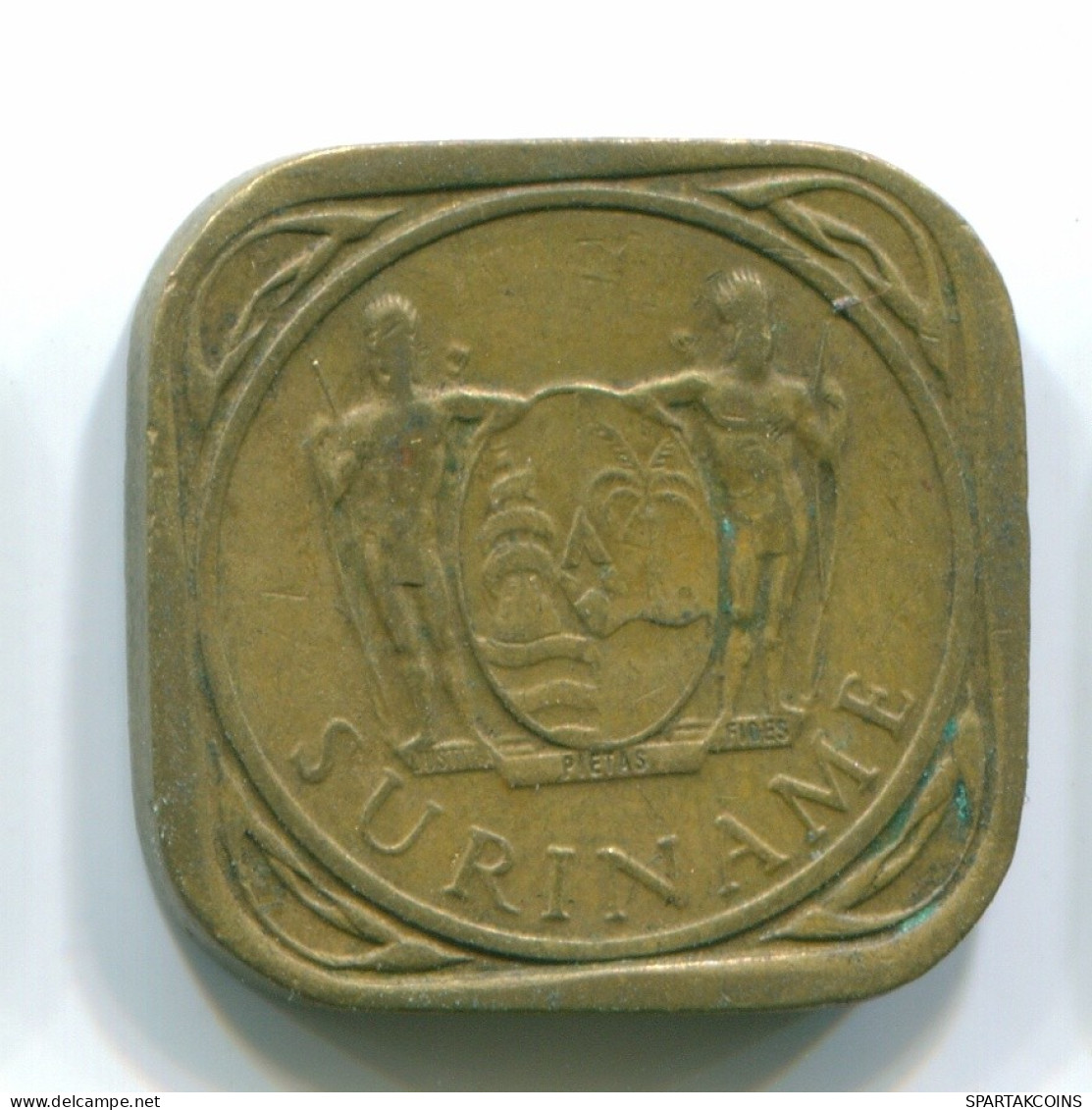 5 CENTS 1966 SURINAME Netherlands Nickel-Brass Colonial Coin #S12814.U.A - Surinam 1975 - ...