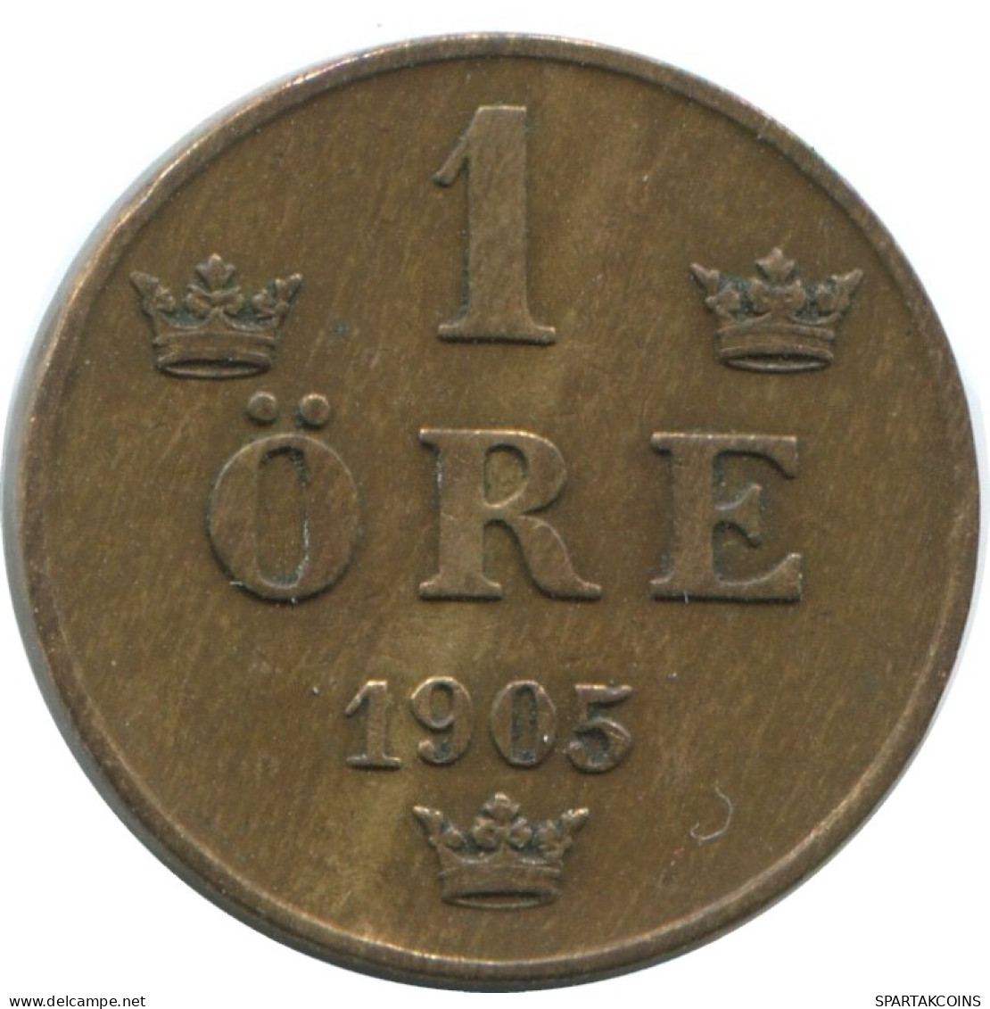 1 ORE 1905 SUÈDE SWEDEN Pièce #AD295.2.F.A - Suecia