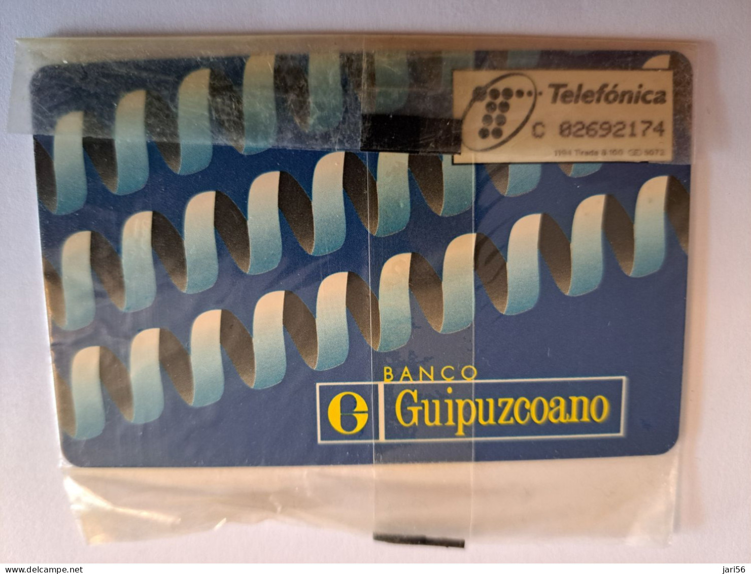 SPAIN/ ESPANA  CHIPCARD/  BG TELEBANK/ GUIPUZCOANO/  / MINT IN WRAPPER    **16604** - Emisiones Básicas