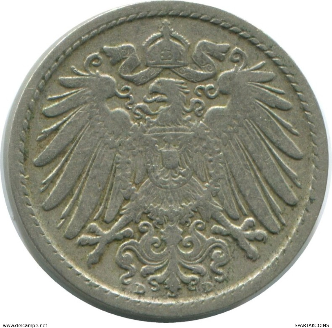 5 PFENNIG 1897 D ALLEMAGNE Pièce GERMANY #AE688.F.A - 5 Pfennig