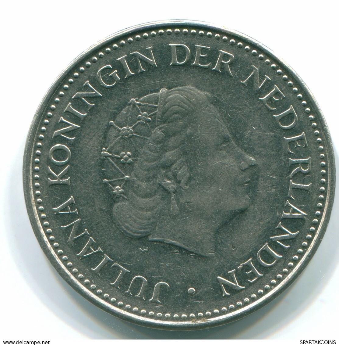 1 GULDEN 1971 ANTILLAS NEERLANDESAS Nickel Colonial Moneda #S11986.E.A - Netherlands Antilles