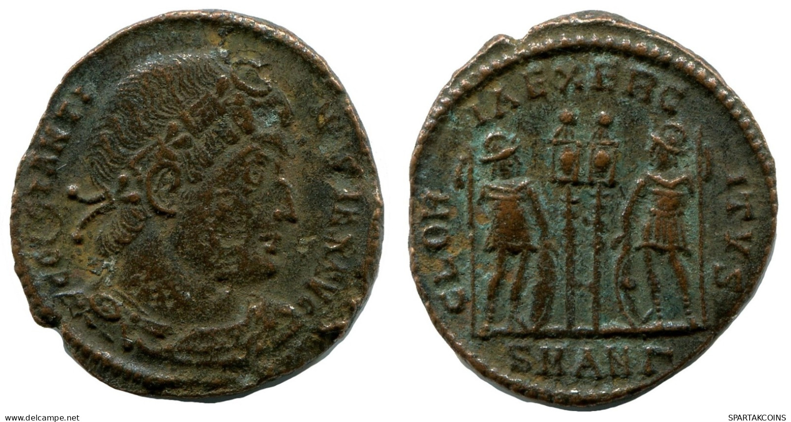 CONSTANTINE I MINTED IN ANTIOCH FROM THE ROYAL ONTARIO MUSEUM #ANC10708.14.E.A - El Imperio Christiano (307 / 363)