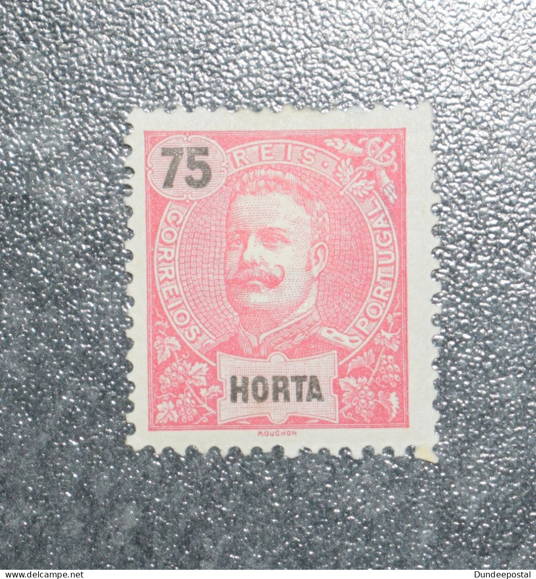 PORTUGAL STAMPS  Horta 75  1897  ~~L@@K~~ - Autres & Non Classés