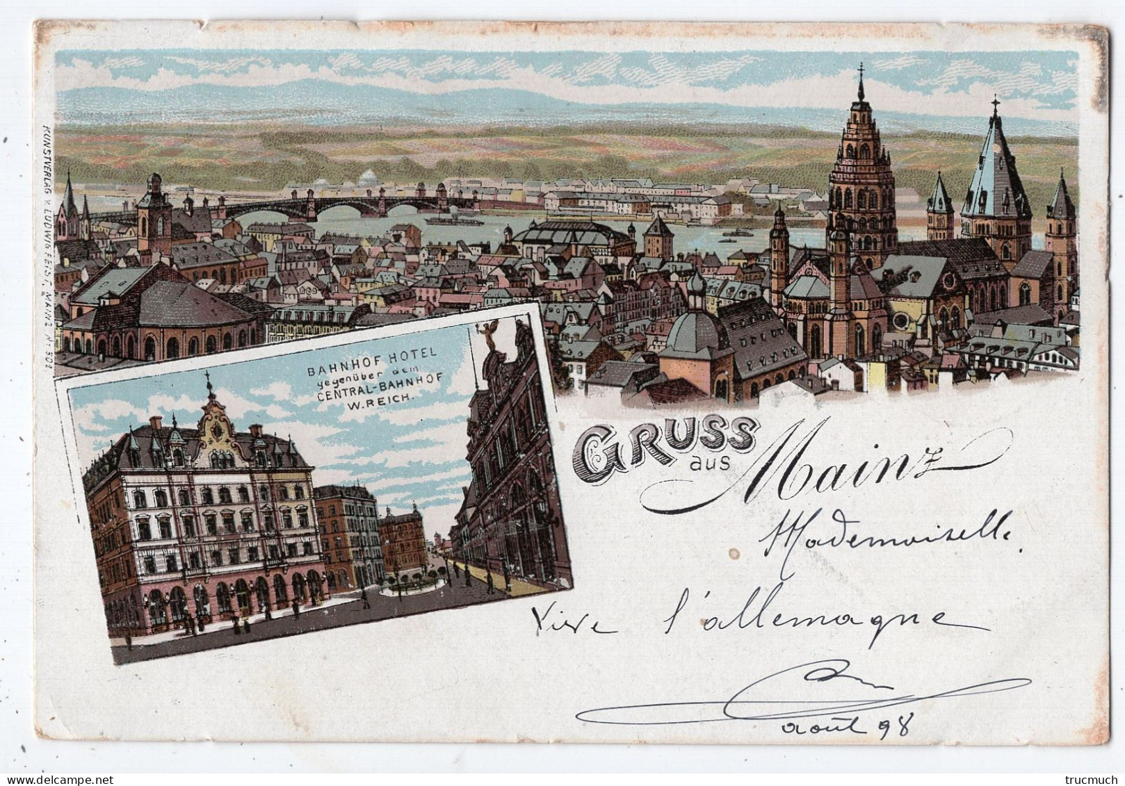 48 - Gruss Aus MAINZ - Litho *1898* - Mainz