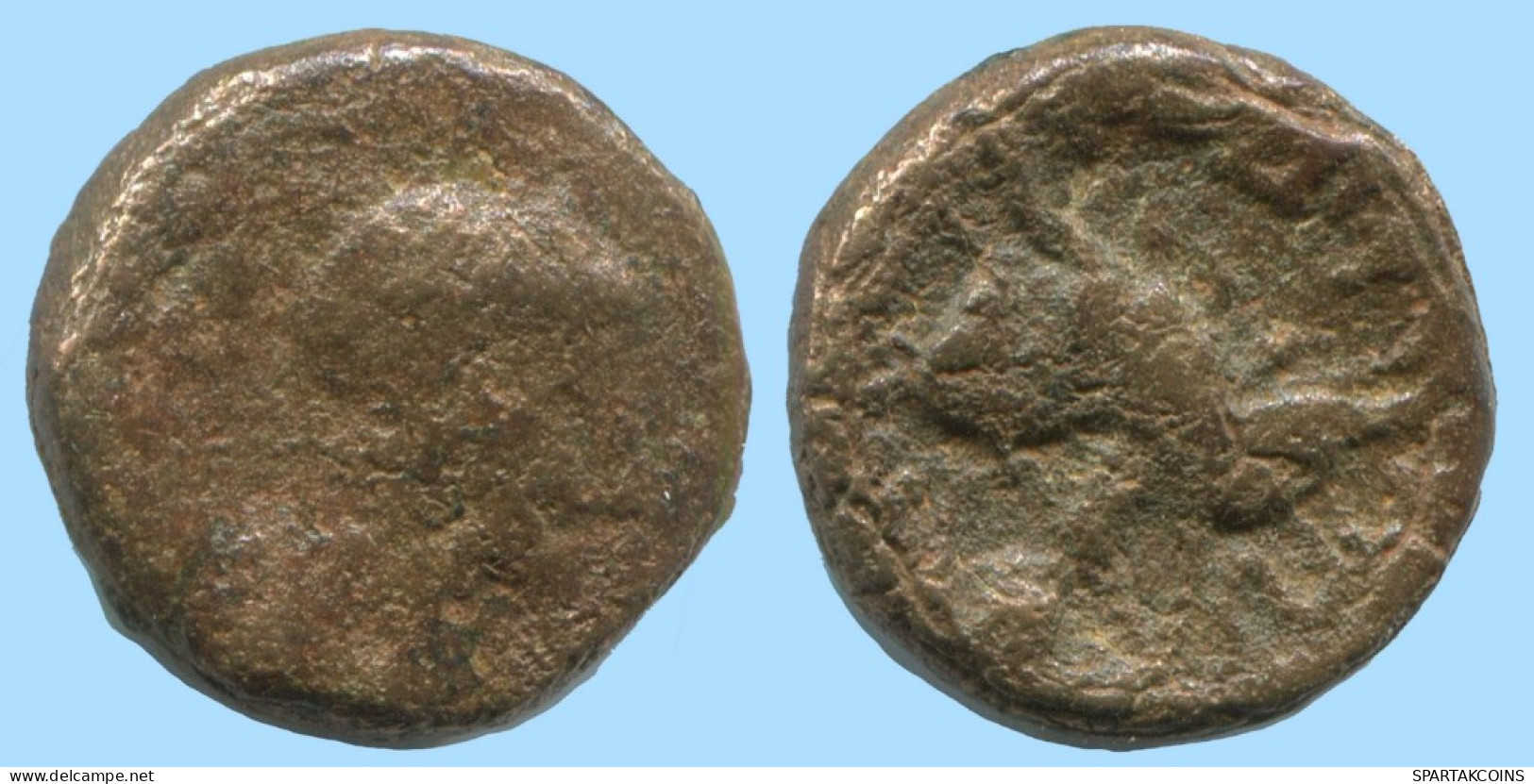 HORSE AUTHENTIC ORIGINAL ANCIENT GREEK Coin 4.8g/17mm #AF985.12.U.A - Griechische Münzen