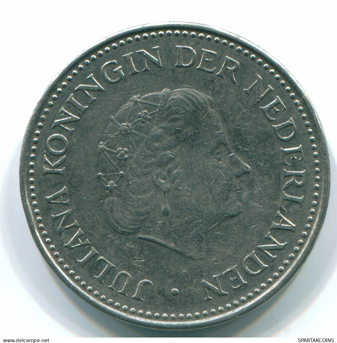 1 GULDEN 1971 NETHERLANDS ANTILLES Nickel Colonial Coin #S11992.U.A - Netherlands Antilles
