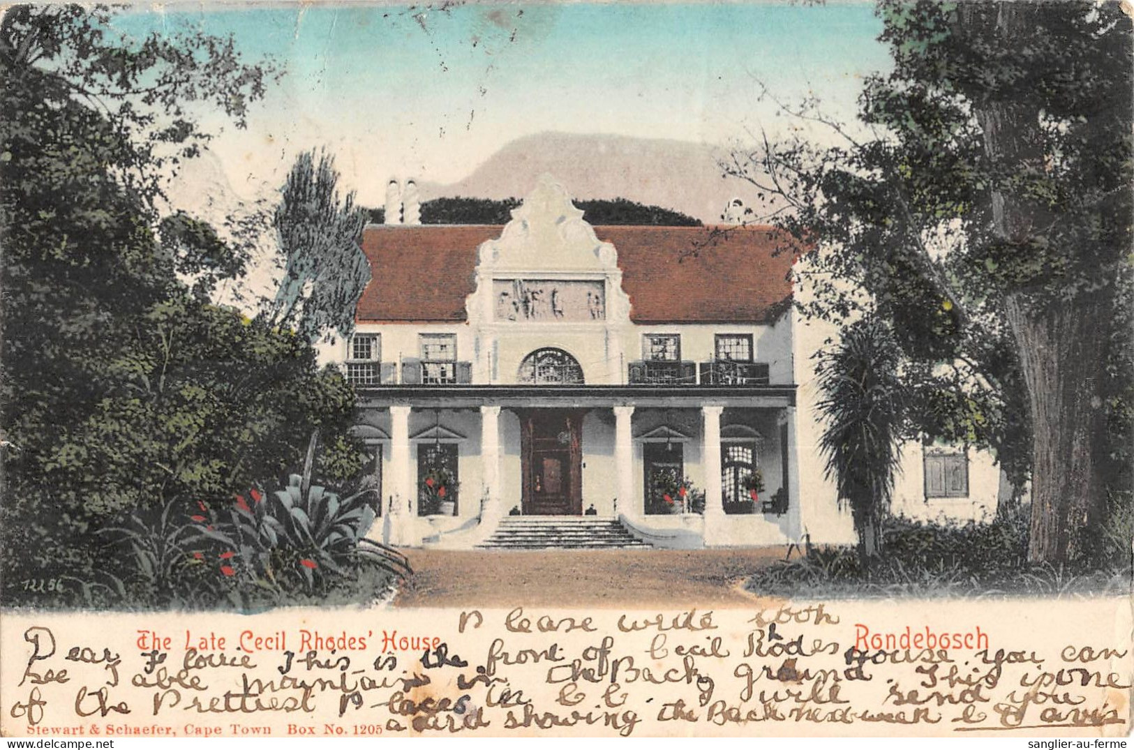 CPA / AFRIQUE DU SUD / THE LATE CECIL RODE'S HOUSE / RONDEBOSCH - Afrique Du Sud