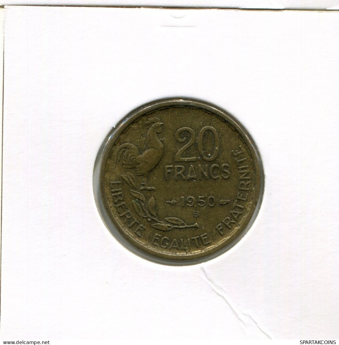 20 FRANCS 1950 B FRANKREICH FRANCE Französisch Münze #AK883.D.A - 20 Francs