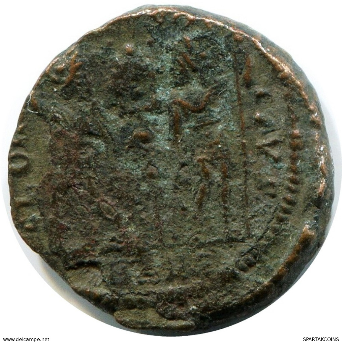 ROMAN Moneda MINTED IN ANTIOCH FOUND IN IHNASYAH HOARD EGYPT #ANC11278.14.E.A - The Christian Empire (307 AD Tot 363 AD)