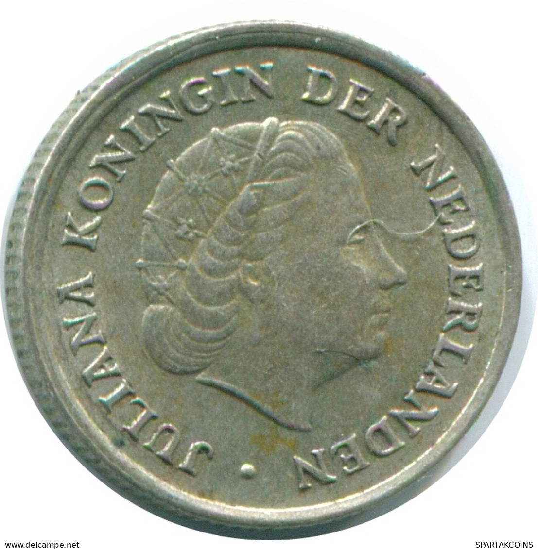 1/10 GULDEN 1970 NETHERLANDS ANTILLES SILVER Colonial Coin #NL13116.3.U.A - Netherlands Antilles