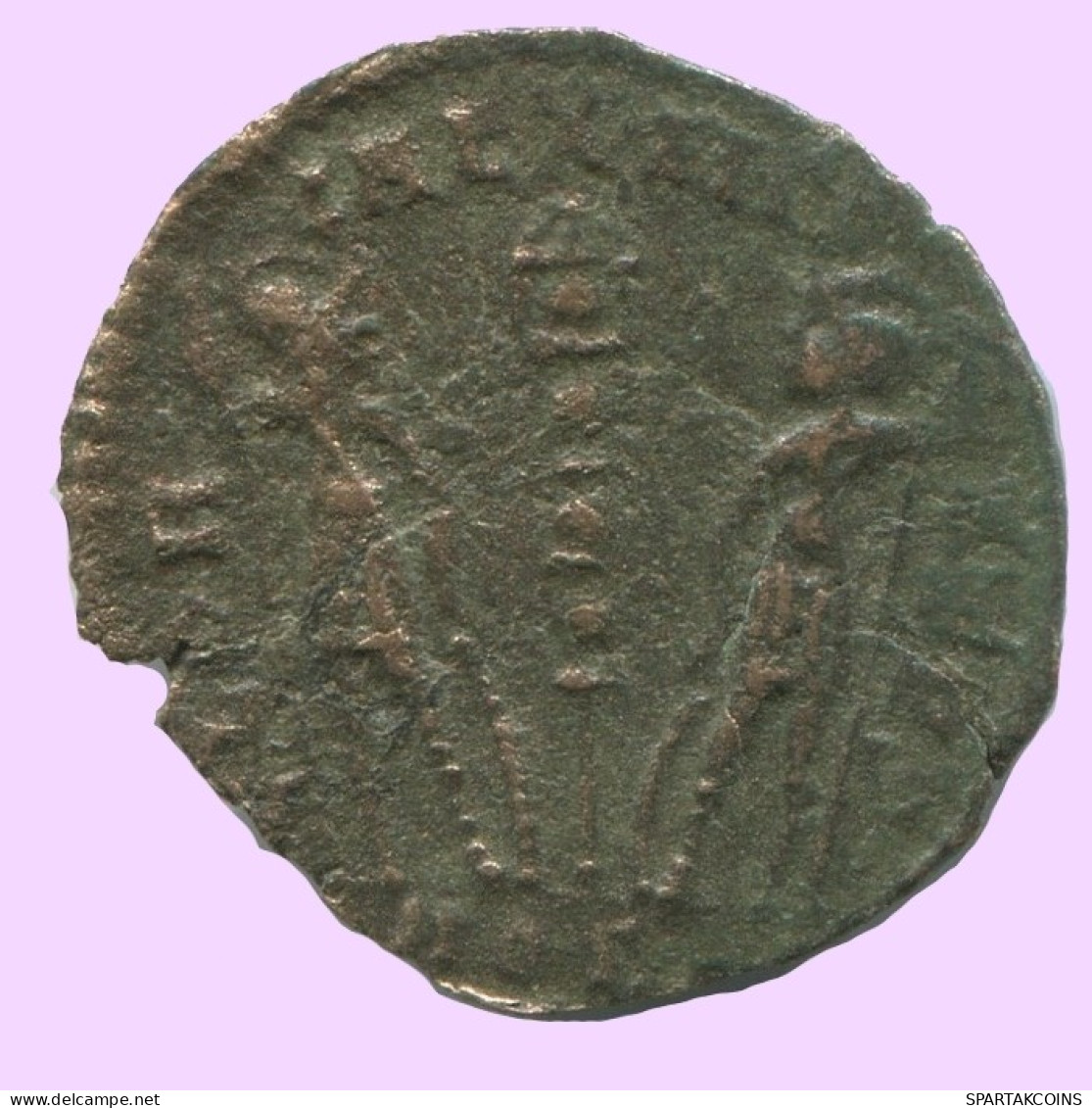 LATE ROMAN EMPIRE Follis Ancient Authentic Roman Coin 0.9g/16mm #ANT2018.7.U.A - The End Of Empire (363 AD Tot 476 AD)