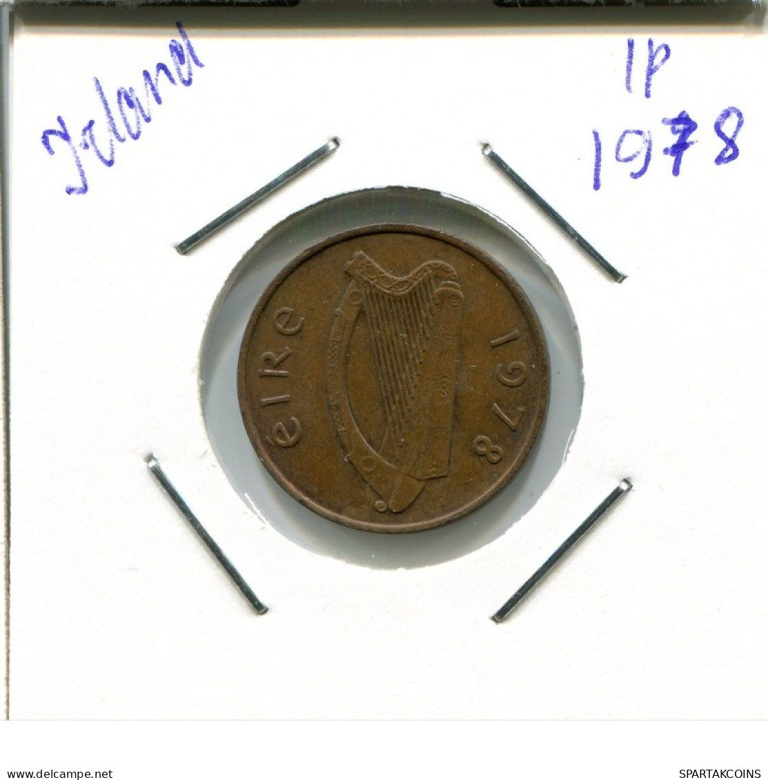 1 PENNY 1978 IRLAND IRELAND Münze #AN641.D.A - Irlanda