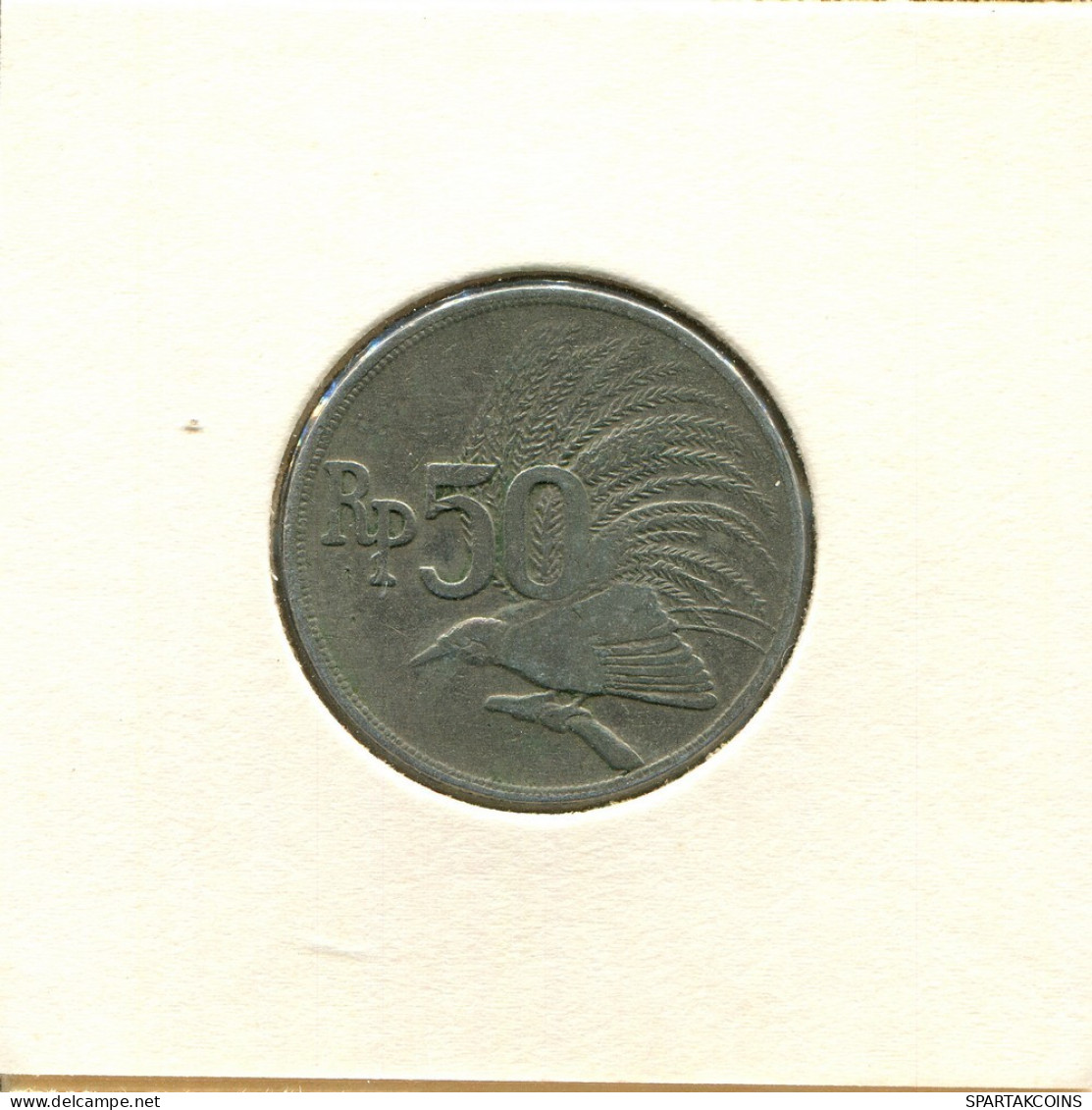 50 RUPIAH 1971 INDONESIA Coin #BA110.U.A - Indonesia