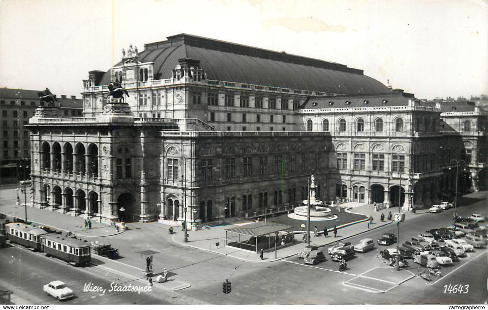 Postcard Austria Wien Staatsoper - Autres & Non Classés