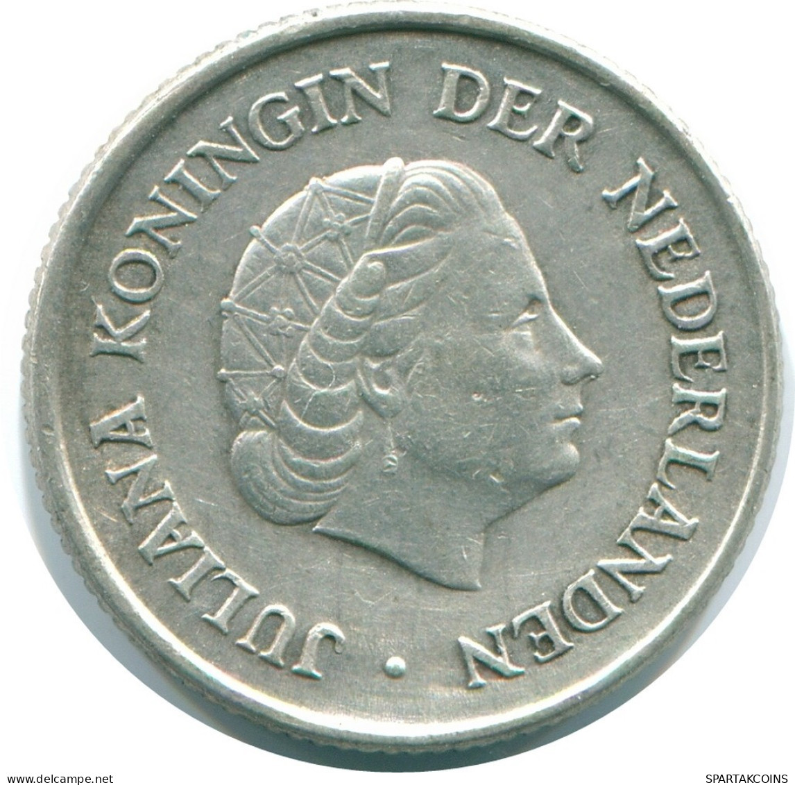 1/4 GULDEN 1970 NETHERLANDS ANTILLES SILVER Colonial Coin #NL11623.4.U.A - Netherlands Antilles