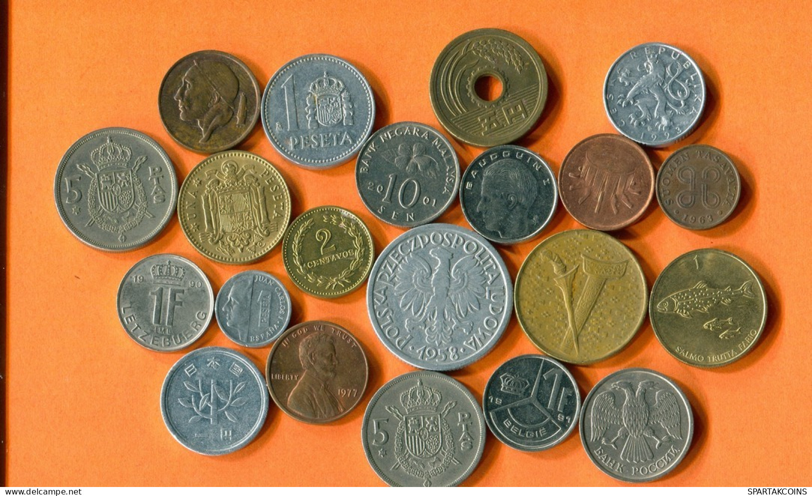 Collection MUNDO Moneda Lote Mixto Diferentes PAÍSES Y REGIONES #L10007.2.E.A - Autres & Non Classés