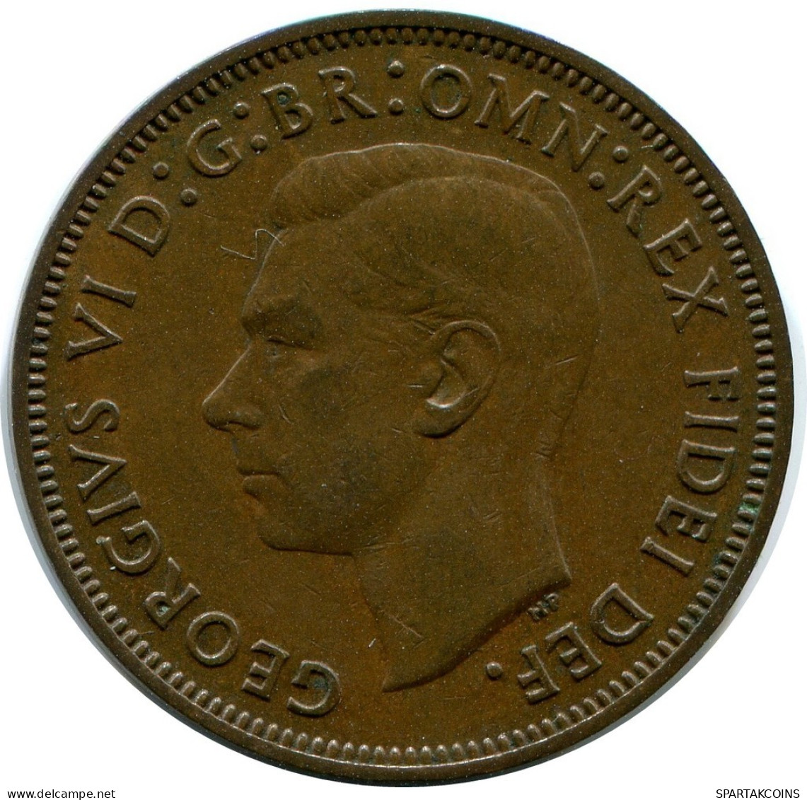 HALF PENNY 1952 UK GREAT BRITAIN Coin #BA983.U.A - C. 1/2 Penny