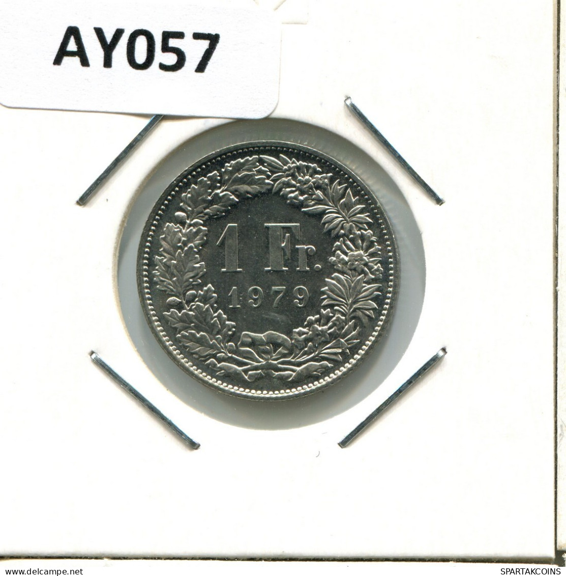 1 FRANC 1979 SWITZERLAND Coin #AY057.3.U.A - Autres & Non Classés
