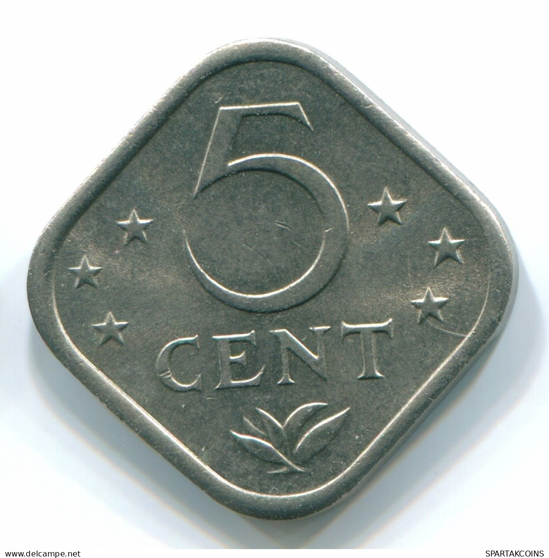 5 CENTS 1974 NIEDERLÄNDISCHE ANTILLEN Nickel Koloniale Münze #S12211.D.A - Netherlands Antilles