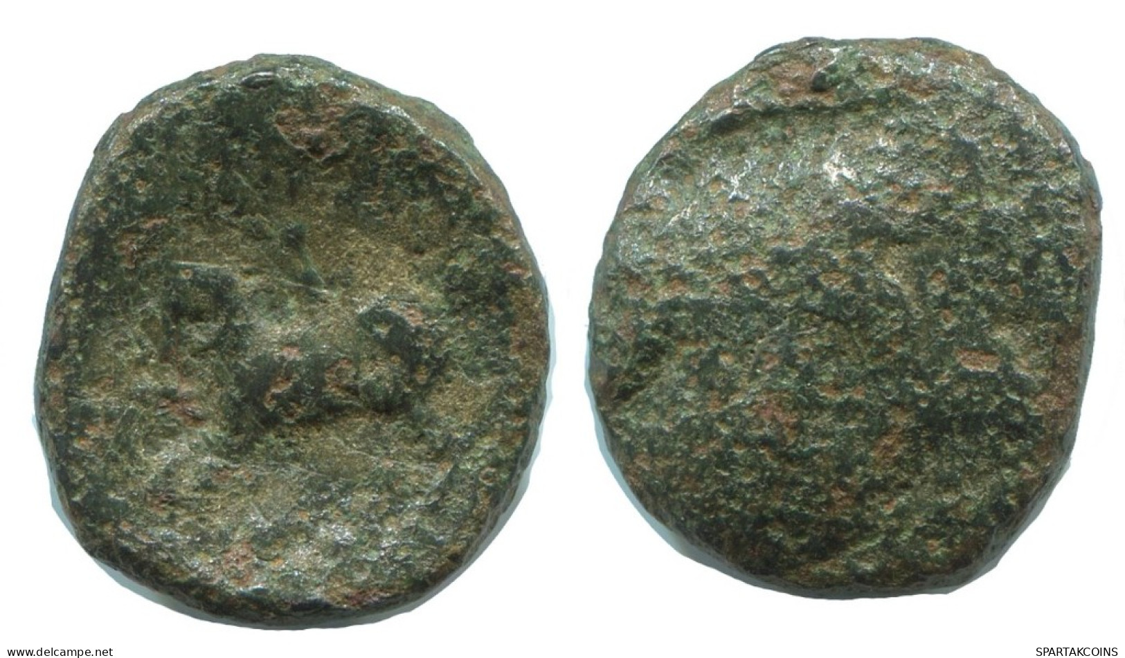 HORSEMAN Authentique ORIGINAL GREC ANCIEN Pièce 3g/12mm #AG190.12.F.A - Griechische Münzen