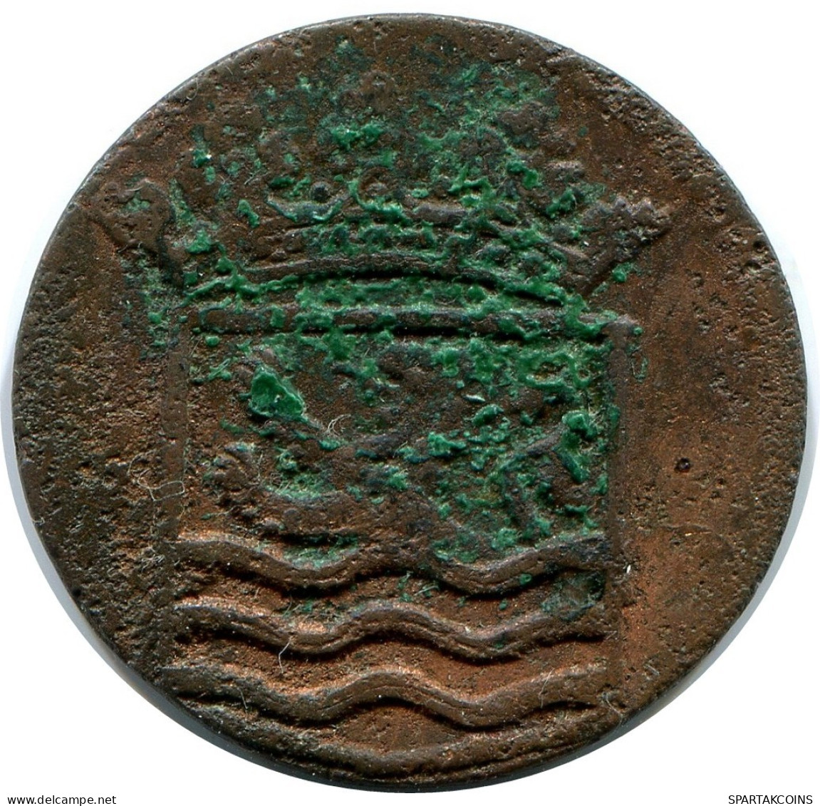 1736 ZEALAND VOC DUIT NETHERLANDS INDIES Koloniale Münze #VOC1460.11.U.A - Niederländisch-Indien