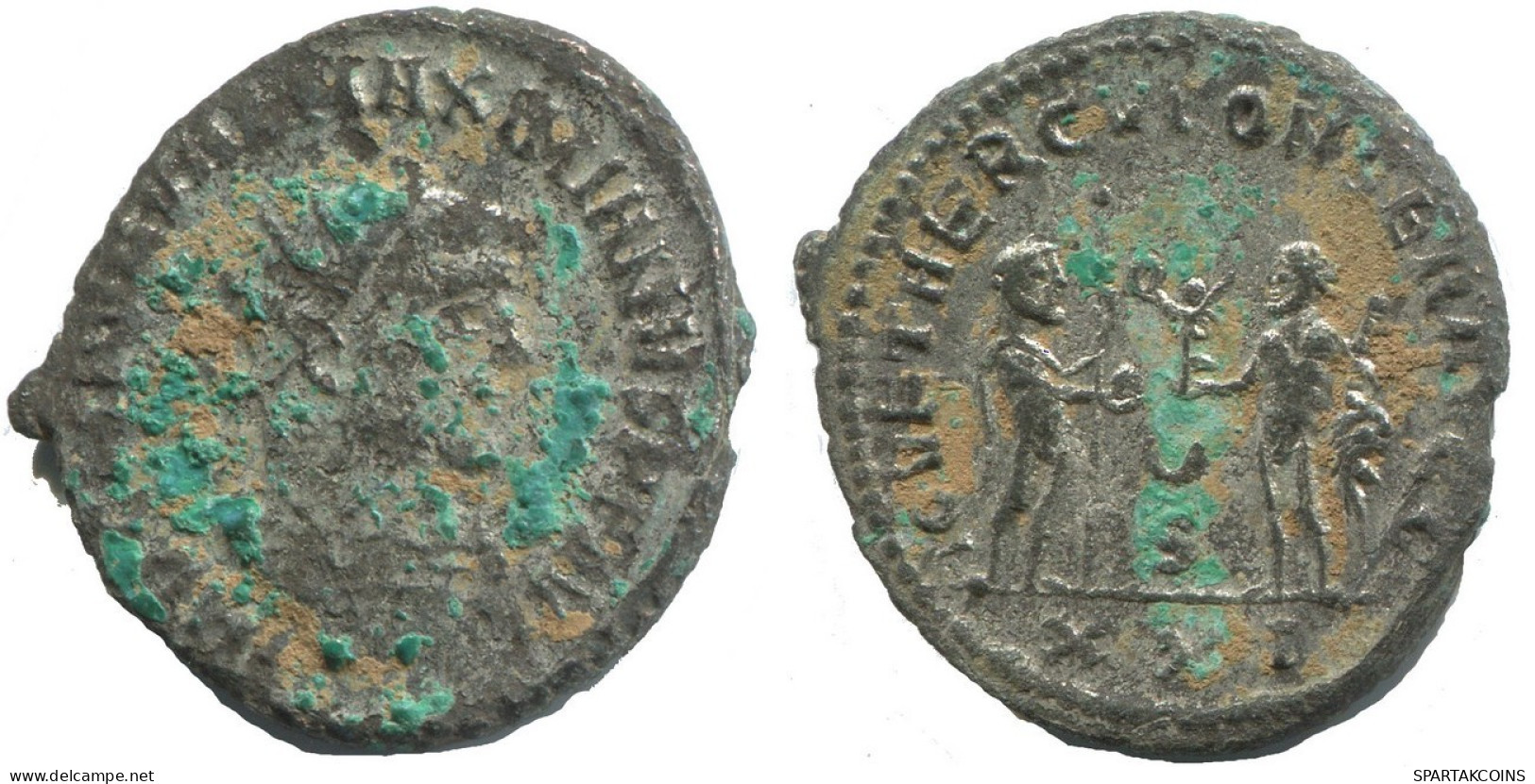MAXIMIANUS SISCIA S XXI AD285-295 SILVERED ROMAN Moneda 3.6g/21mm #ANT2680.41.E.A - The Tetrarchy (284 AD To 307 AD)