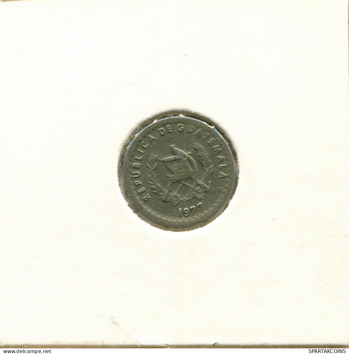 5 CENTAVOS 1977 GUATEMALA Pièce #AY405.F.A - Guatemala