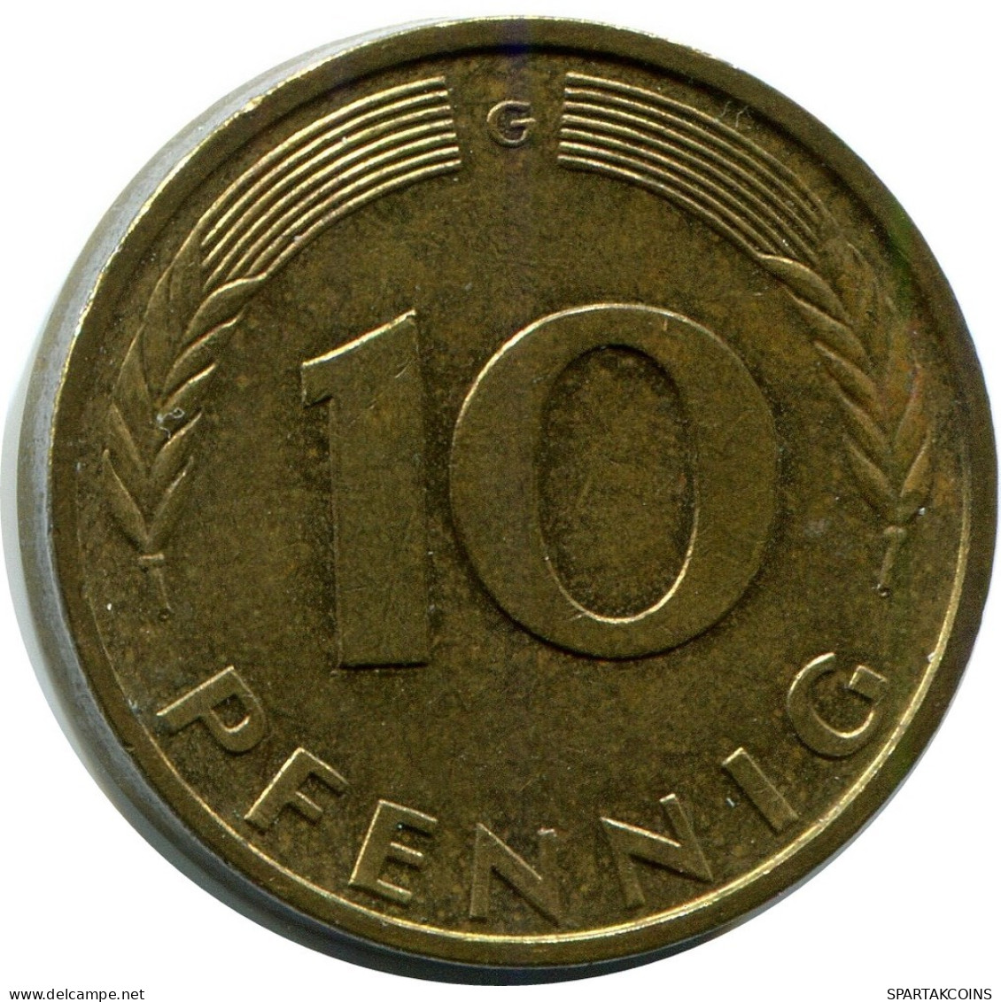 10 PFENNIG 1989 G BRD ALEMANIA Moneda GERMANY #AZ459.E.A - 10 Pfennig