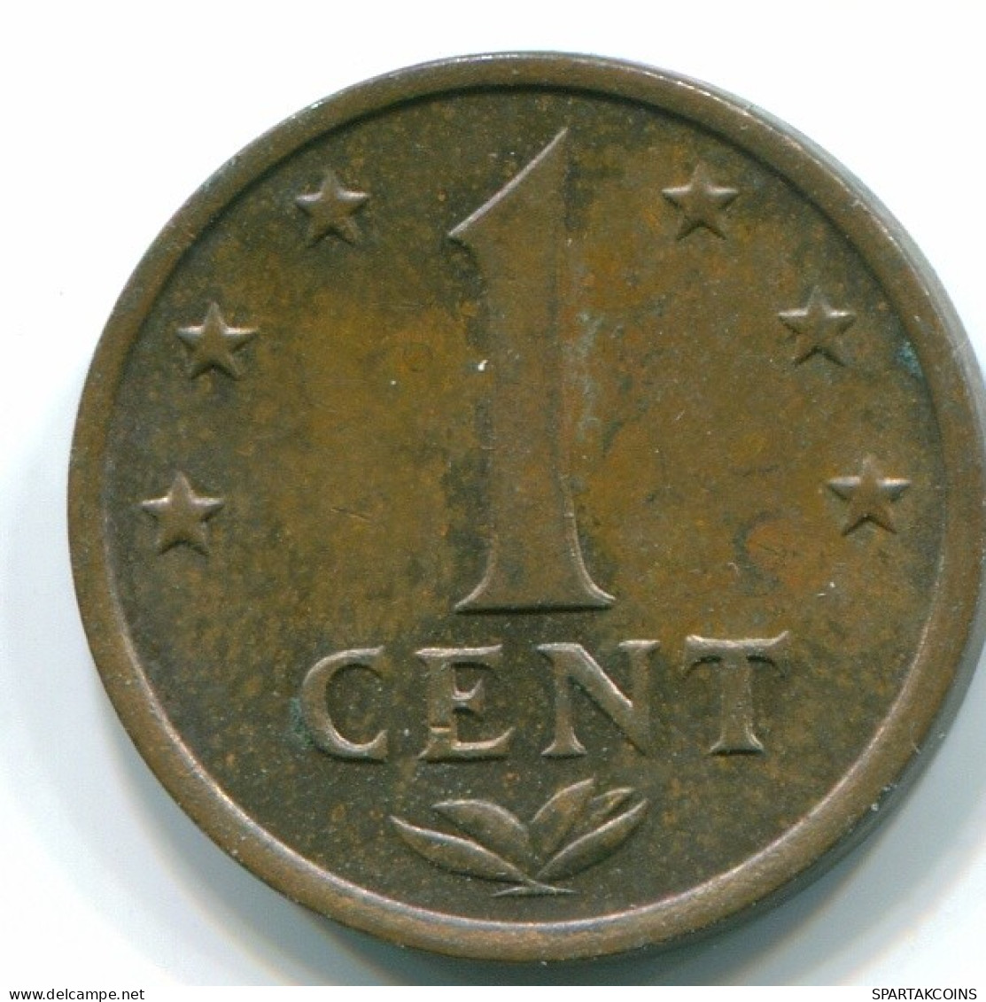 1 CENT 1973 NIEDERLÄNDISCHE ANTILLEN Bronze Koloniale Münze #S10650.D.A - Antille Olandesi