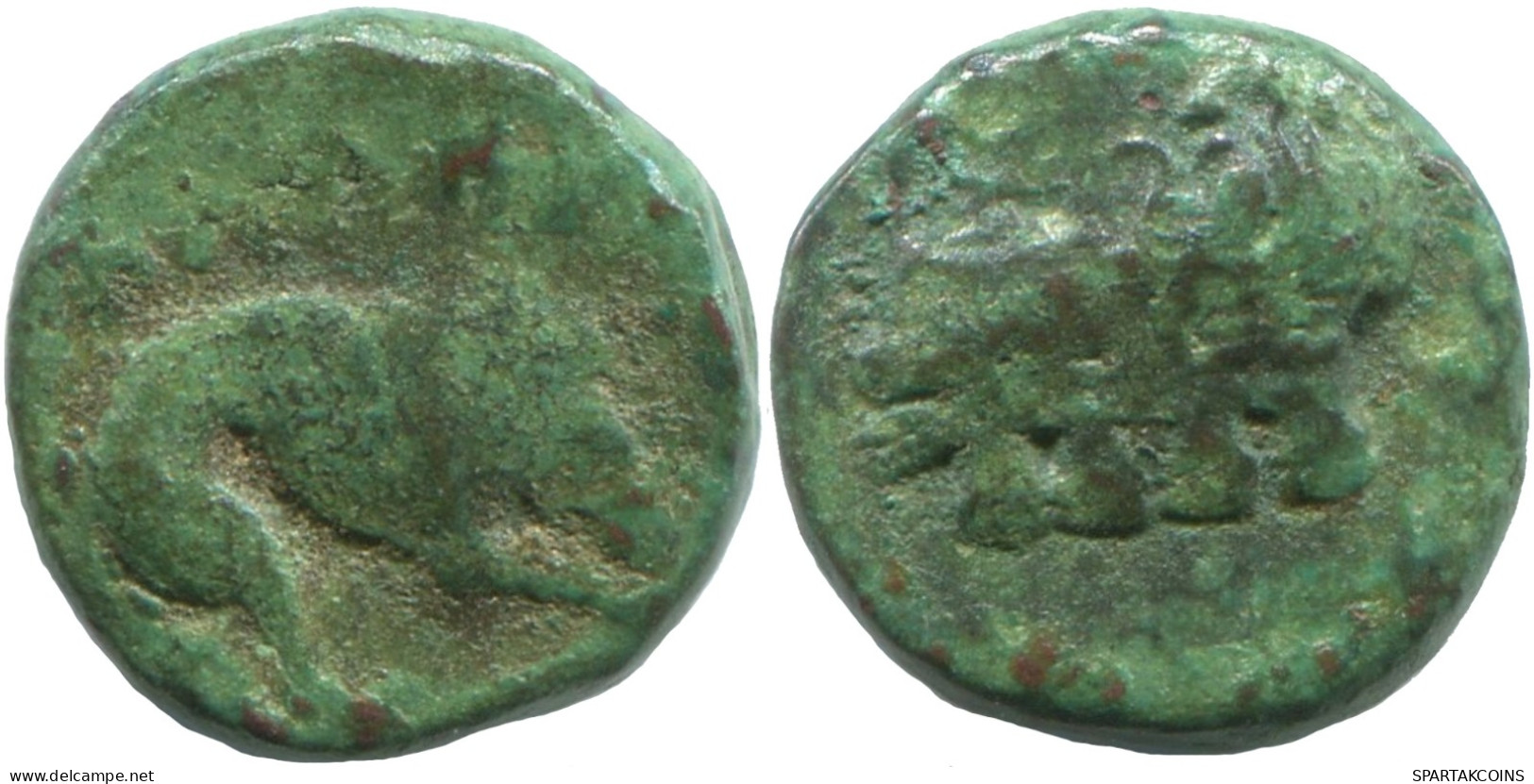 LION Antiguo GRIEGO ANTIGUO Moneda 1.6g/11mm #SAV1310.11.E.A - Greek