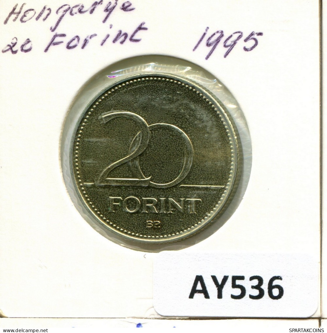 20 FORINT 1995 HONGRIE HUNGARY Pièce #AY536.F.A - Ungarn