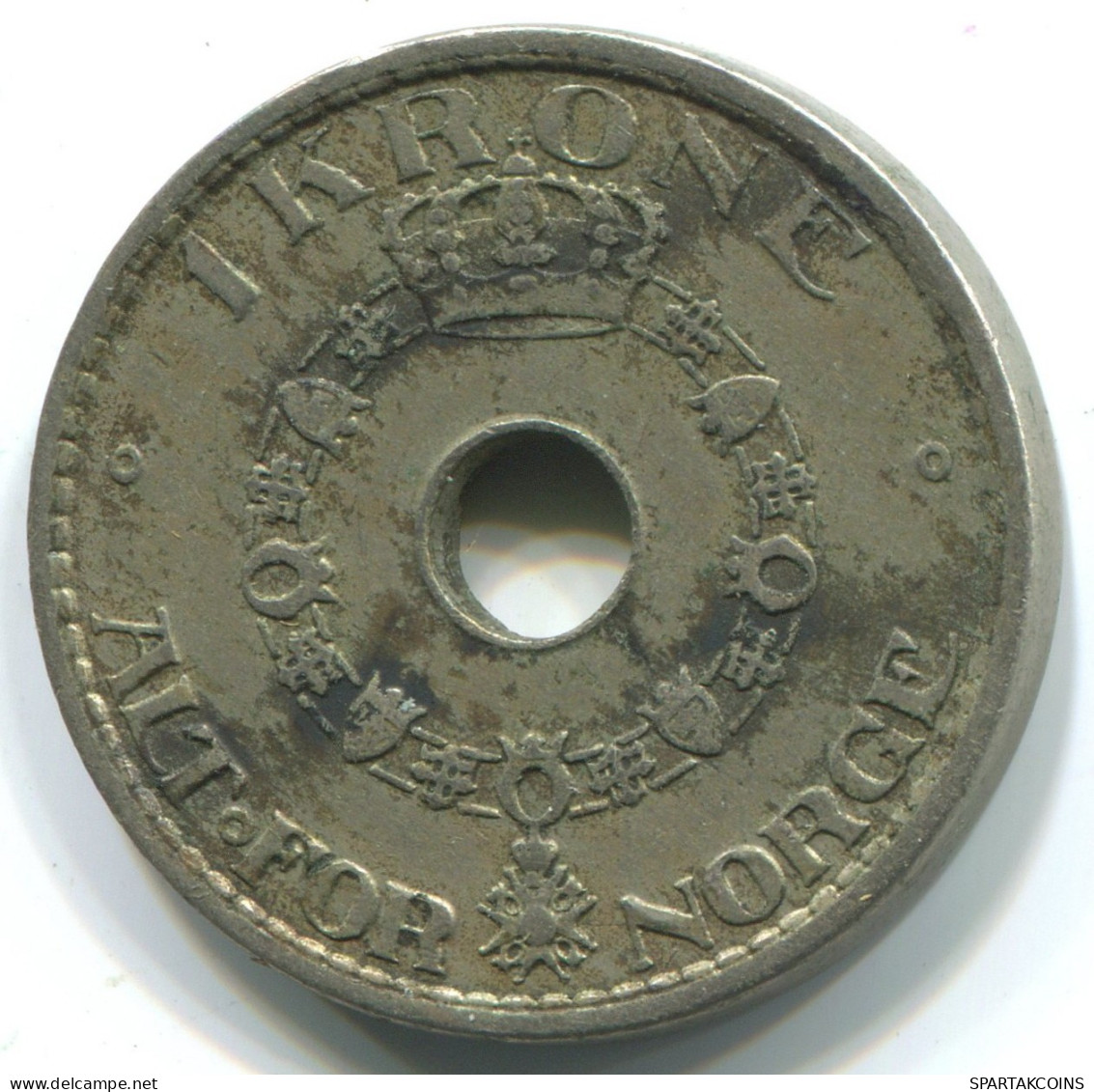 1 KRONE 1925NORUEGA NORWAY Moneda #WW1034.E.A - Norway