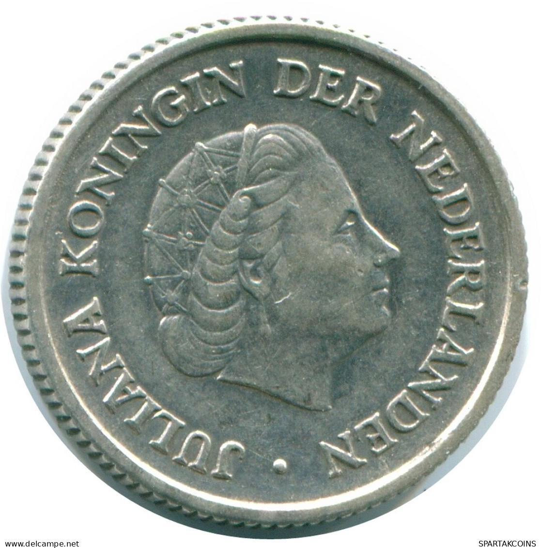1/4 GULDEN 1957 NIEDERLÄNDISCHE ANTILLEN SILBER Koloniale Münze #NL10981.4.D.A - Niederländische Antillen
