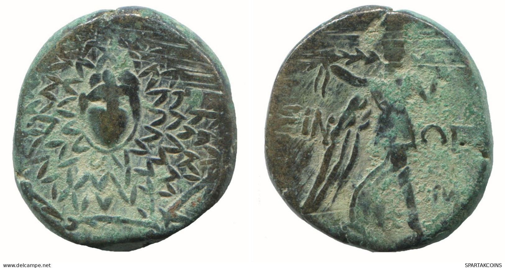 AMISOS PONTOS 100 BC Aegis With Facing Gorgon 7.8g/22mm GRIECHISCHE Münze #NNN1532.30.D.A - Griekenland