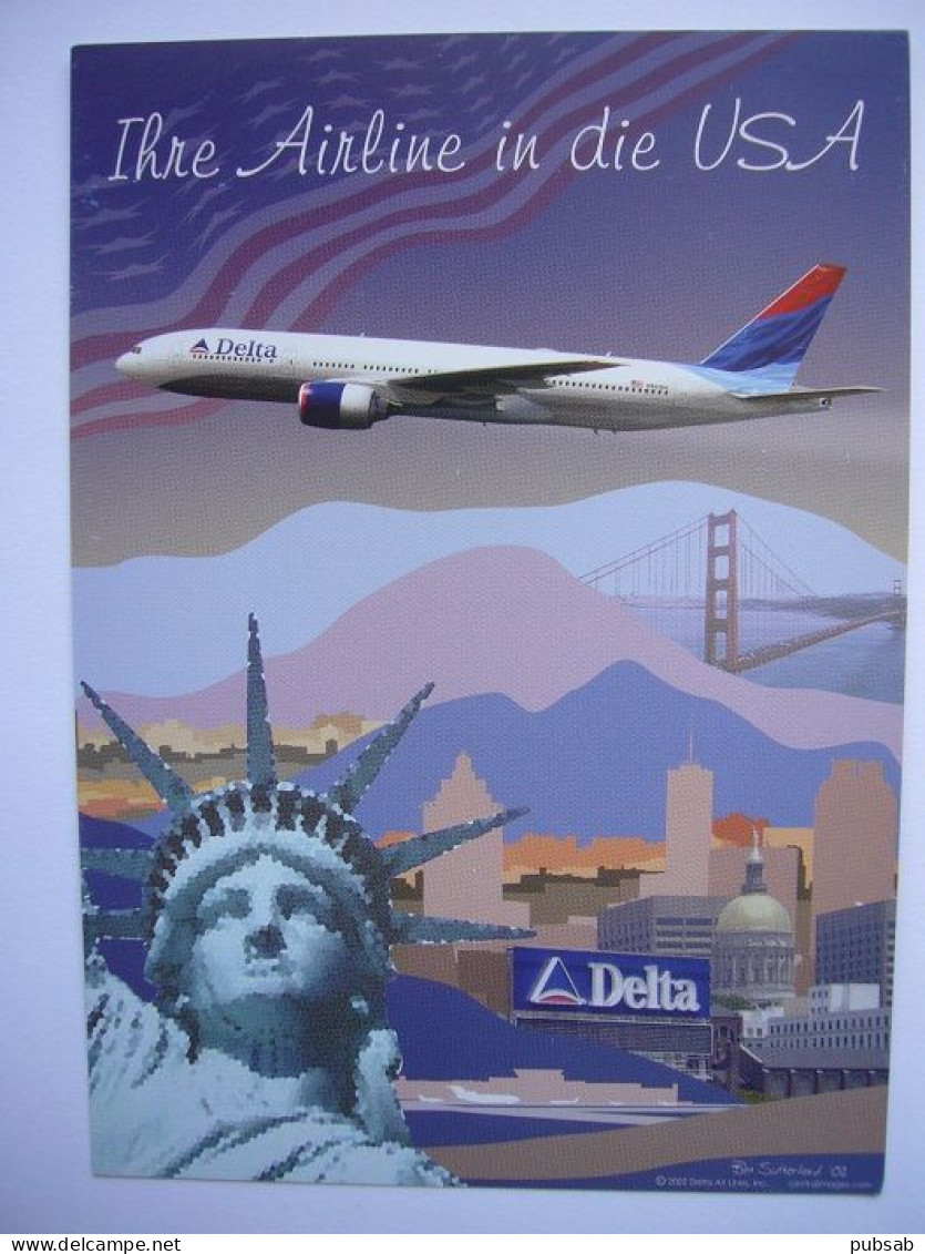 Avion / Airplane / DELTA AIR LINES / Boeing B 767-400 ER / Airline Issue / German Edition - 1946-....: Modern Era